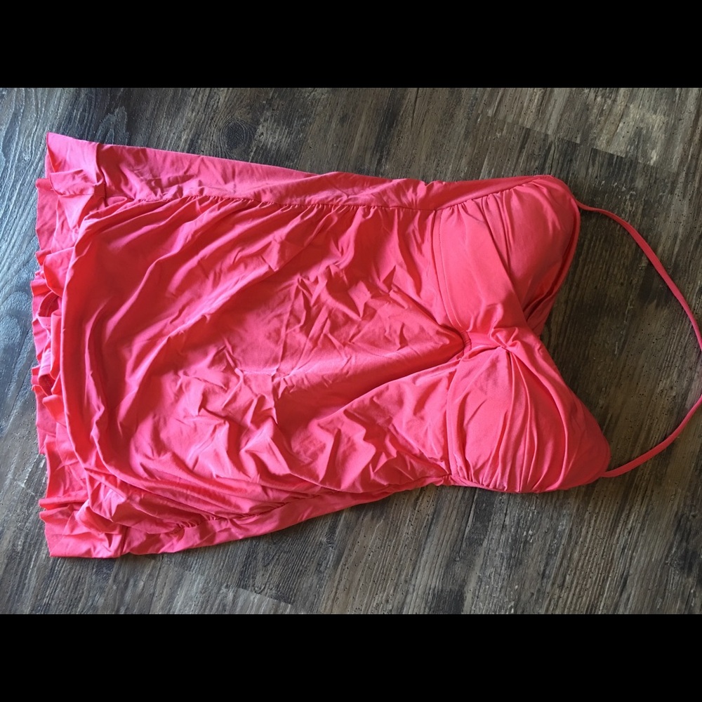 Retro pinup style skirted one piece swimsuit